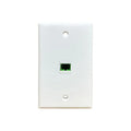 Hot-1 Port Fiber Wall Plate SC APC Simplex Fiber Optic Wall Plate Optical Wall Plate Without 1-Gang Mounting Bracket Durable ,B Vue White
