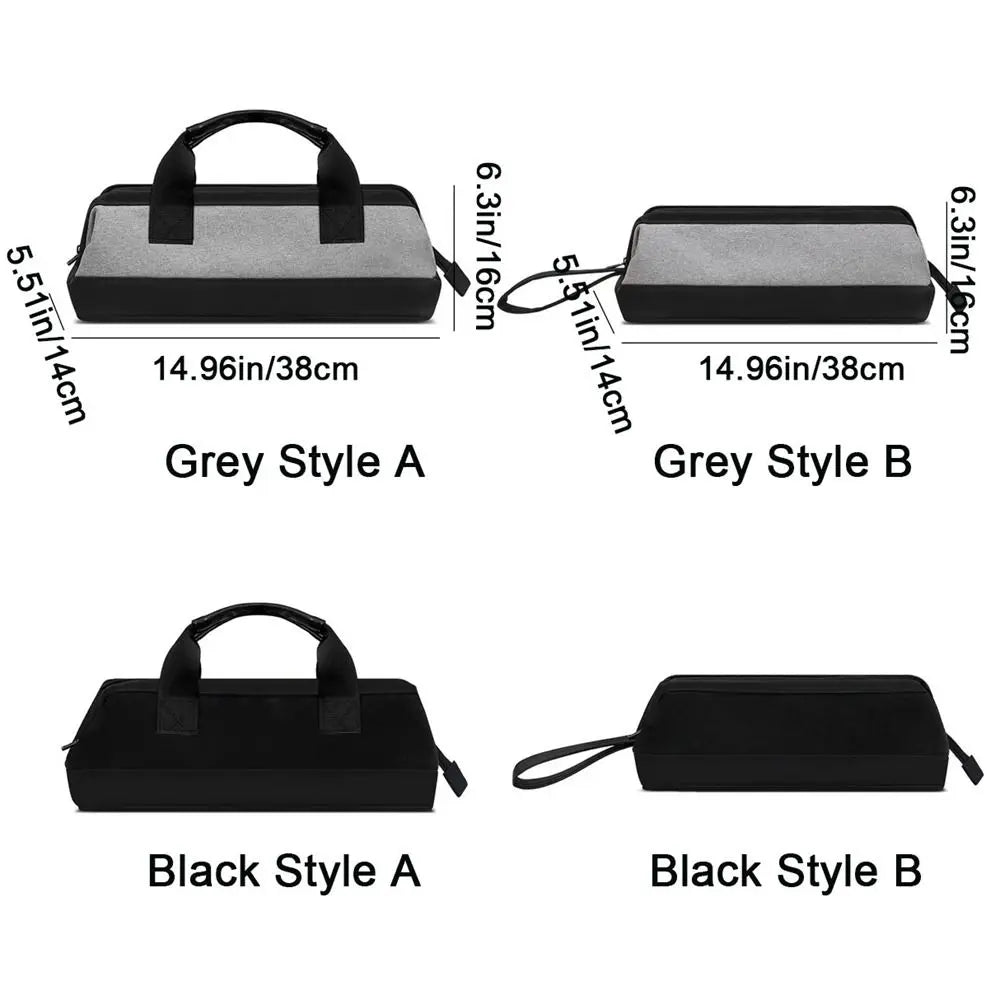 Large Capacity Hairdryer Storage Bag Anti-Scratch Protective Blow Dryer Organizer Dustproof Shockproof Cosmetic Pouch Travel Vue