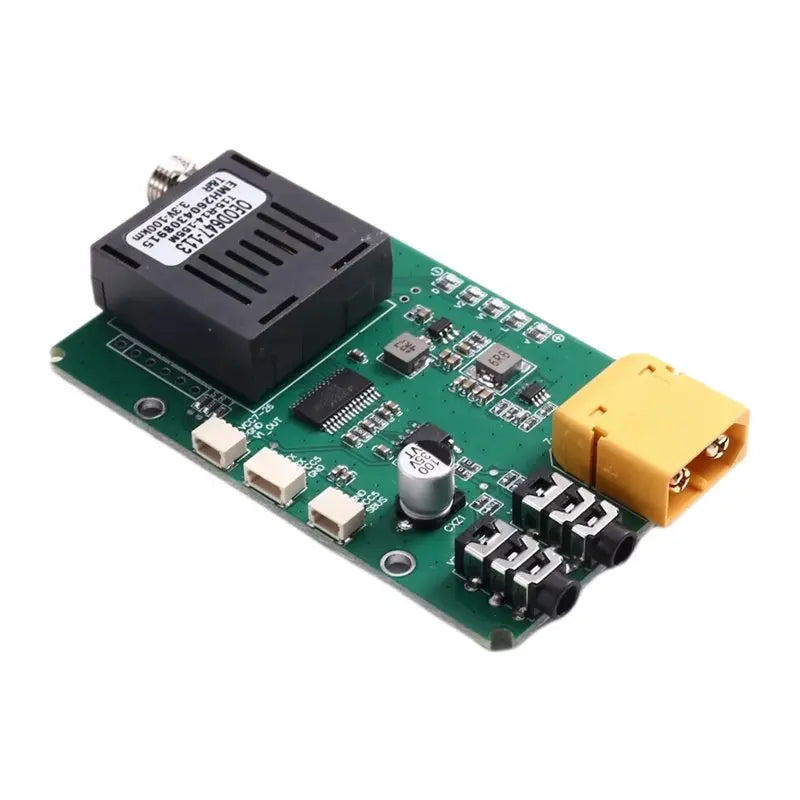Hot-100KM TTL Optical Transceiver Module DC 5.5-26V Optical Terminal Equipment Drone-Specific RX Ground End Vue