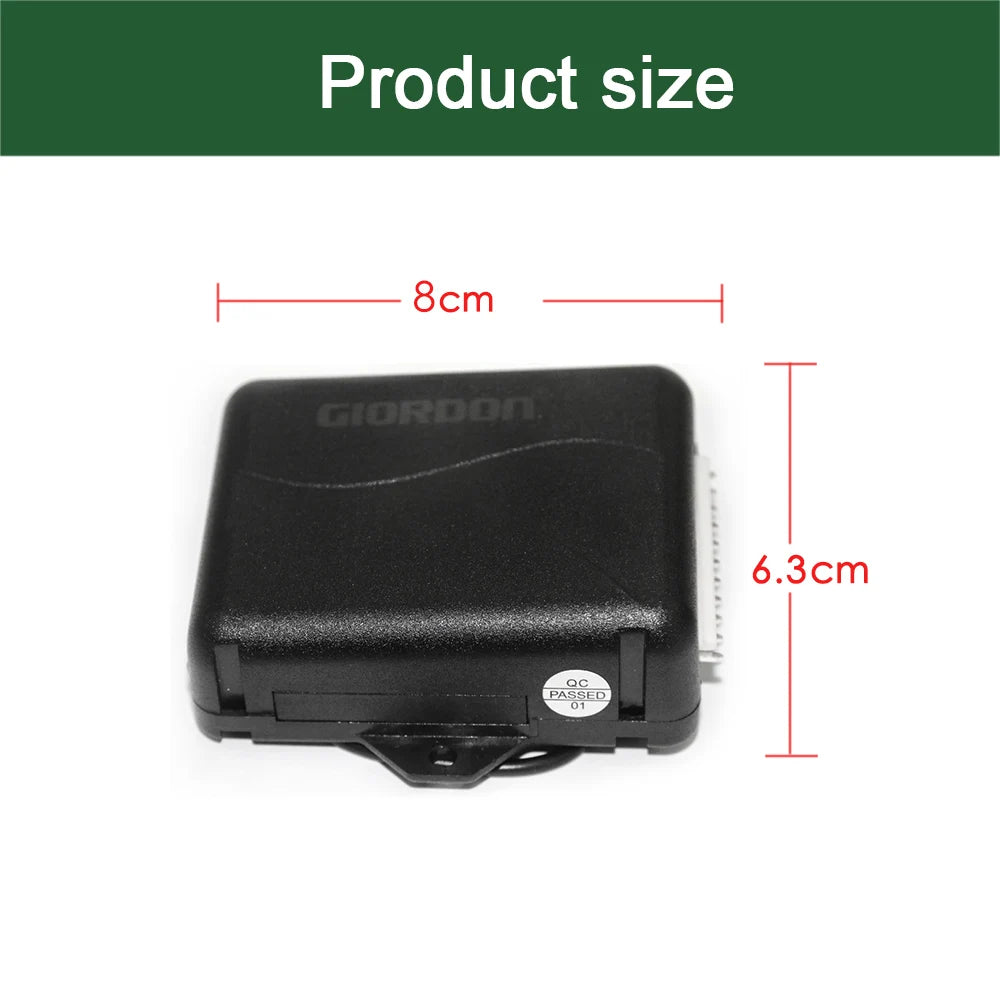 GIORDON 12V Bluetooth Smart Key Car Alarm System - Mobile Phone Control Keyless Entry And Power Features Vue