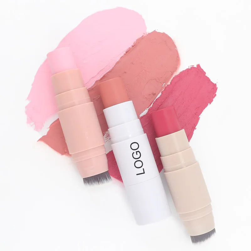 Contour Stick With Brush Contour Pen Waterproof Matte Finish Highlighters Shadow Contouring Pencil Cosmetics Print Logo Bulk Vue