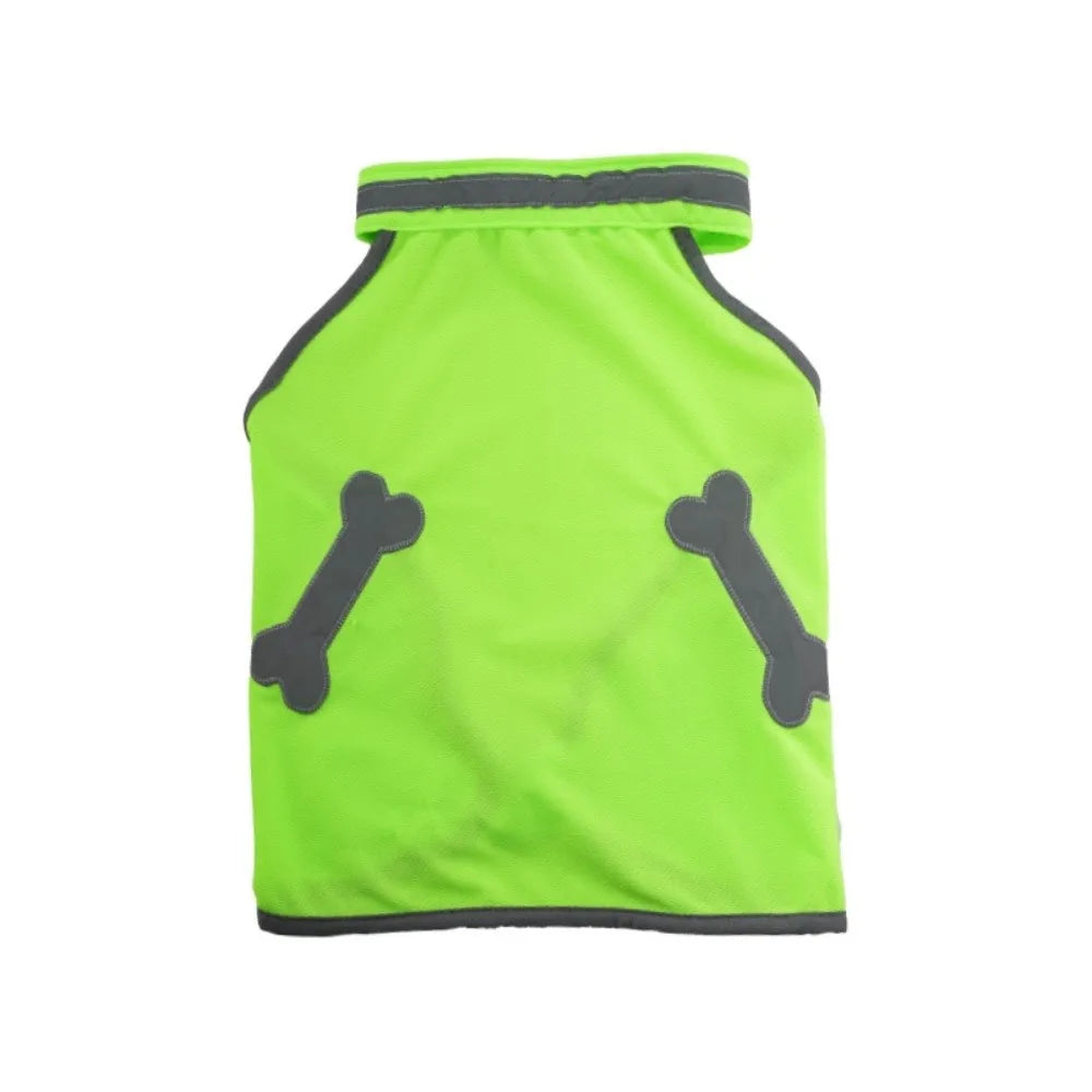 Reflective Dog Cooling Vest Quick Dry Breathable Mesh Dog Sunscreen Clothes Adjustable Sunscreen Pet Cooling Shirt Vue Green-L