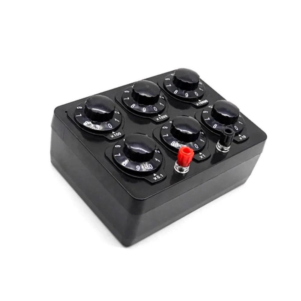 0-99999.9Ω Adjustable Resistance Box Physics Teaching Equipment Variable Load Resistor Measure EMF & Resistance Resistance Box Vue