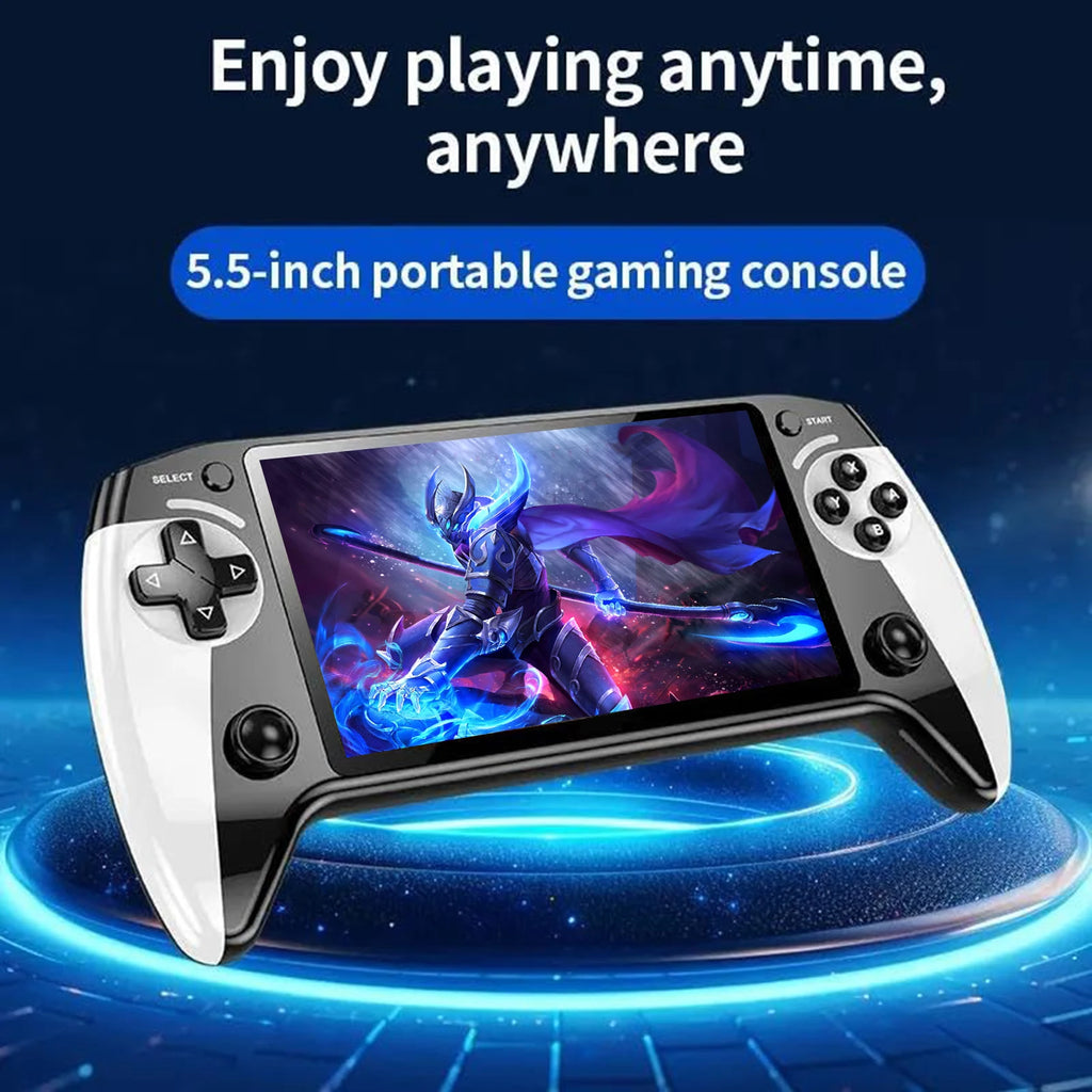 Retro Gaming Console 5.5 Inch Screen Retro Handheld Video Game Console with 20000+ Games Game Player for Kids and Adults Vue