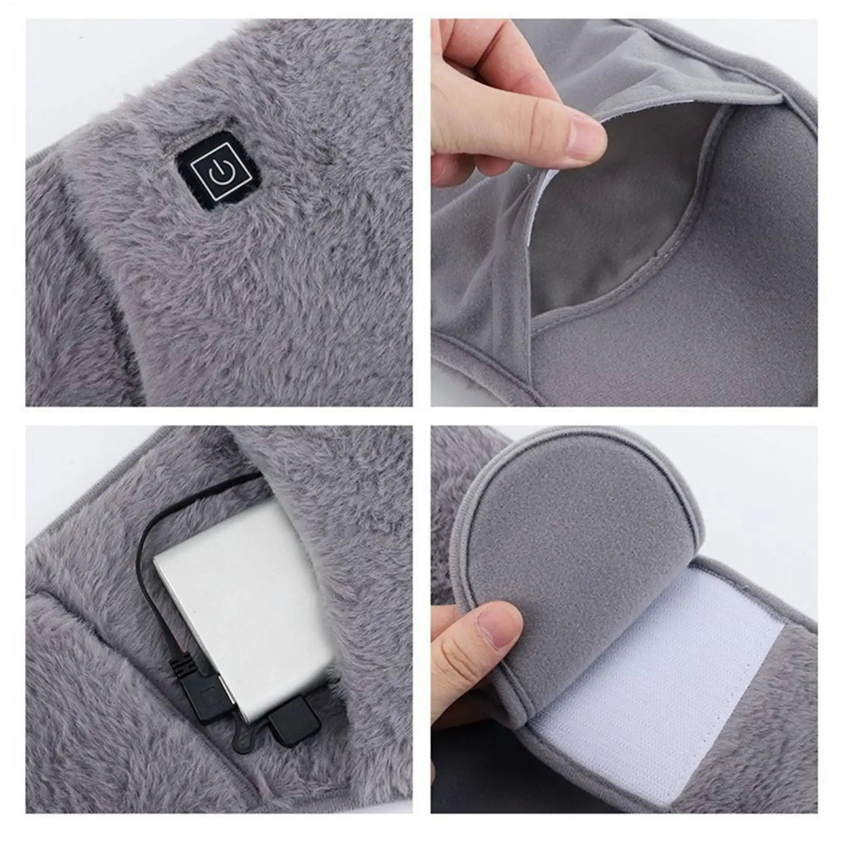 Abdominal Heating Pad 3-Levels Electric Heated Waist Belt Warmer for Back Pain, Menstrual Belly and Abdominal Comfort for Women Vue