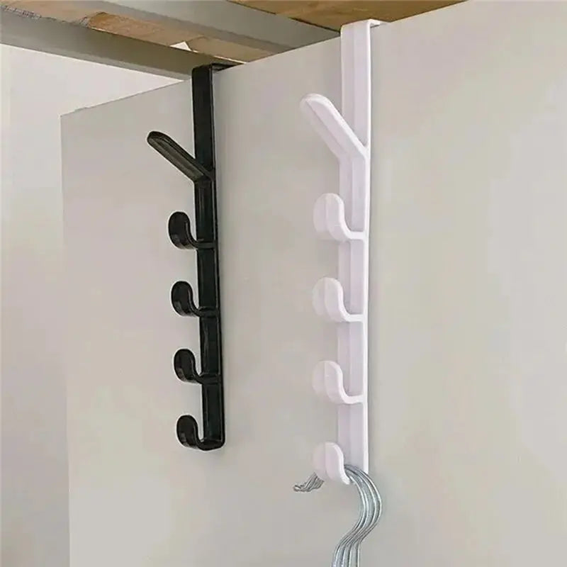 ABKW-Clothes Hook Behind The Door Clothes Rack Behind The Door Dormitory Door Hook Storage Rack Vue