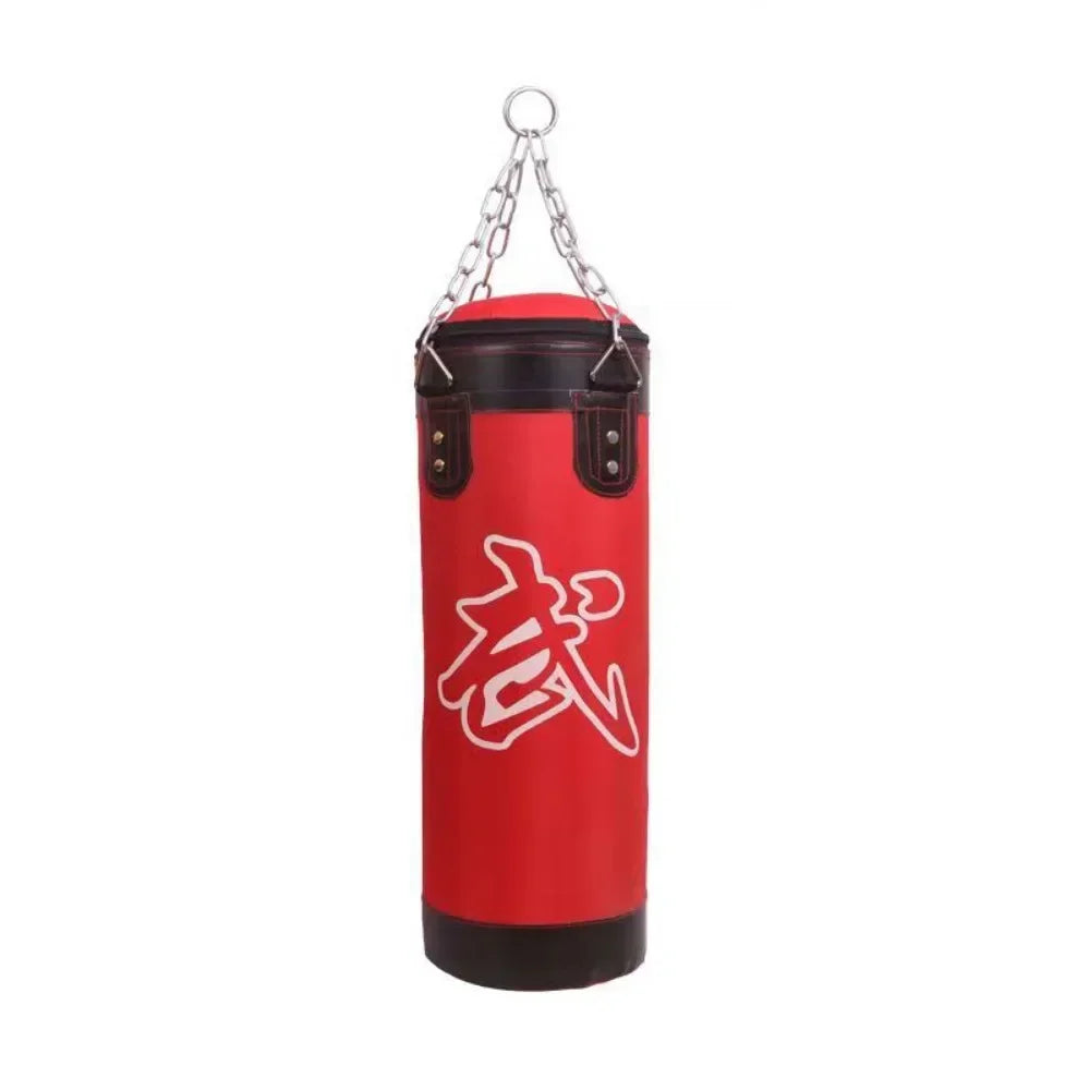 Taekwondo Training Props Hollow Oxford Boxing Bag 60/80cm Training Boxing Punching Bag Exercise Pressure Boxing Bag Indoor Vue Red-60cm