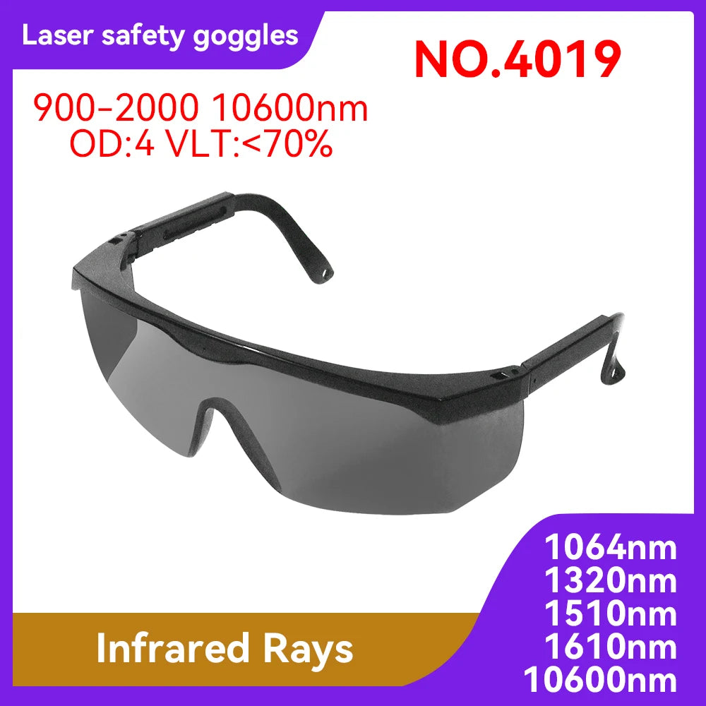 Eye protection CE Certified 755/1064nm OD5+Protective Eyewear for Picosecond Laser Medical Spot Removal Devices Laser Goggles Vue Model 4019 OD4