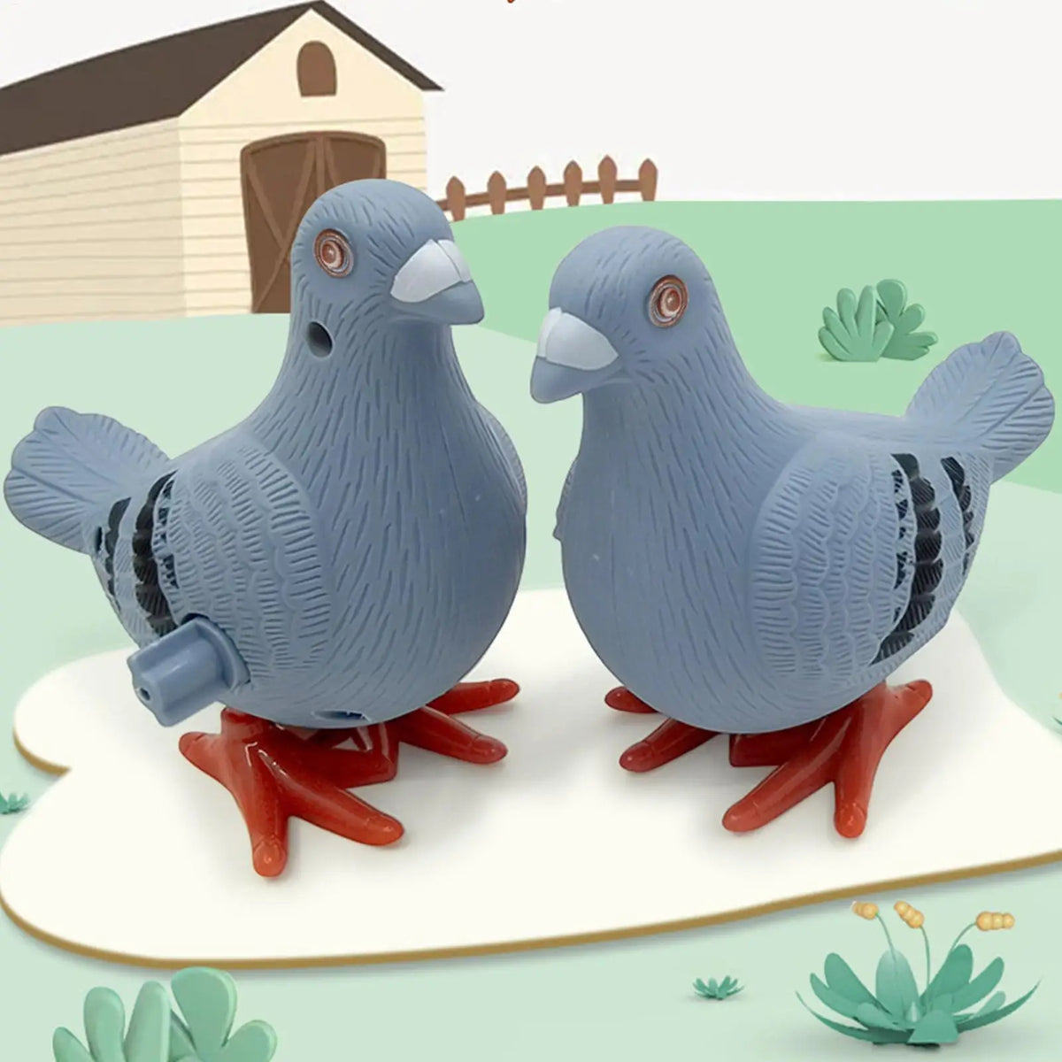 1pcs Wind Up Pigeon Toy, Vintage Clockwork Simulation Bird, Retro Walking Novelty Toy Gift for Kids Children Party Favors Vue