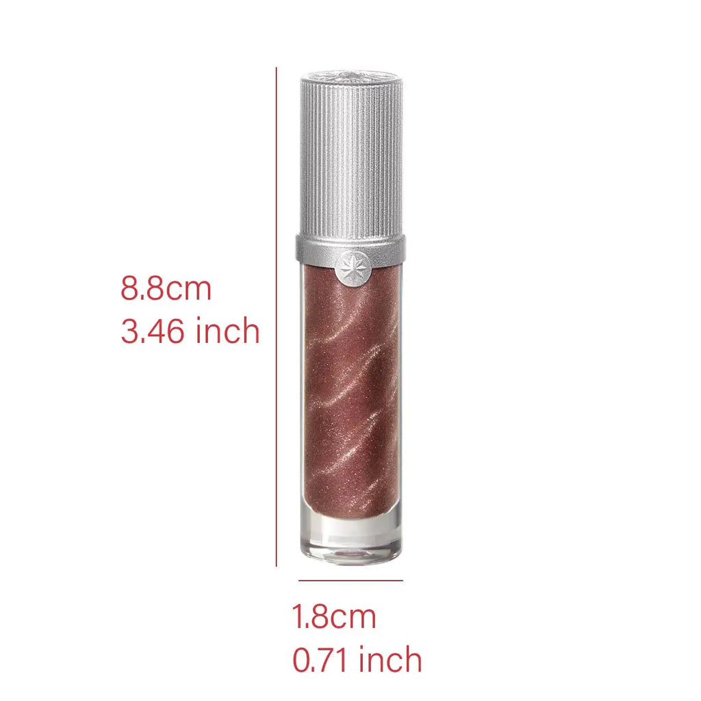 Girlcult Unreal Lip Gloss JK Series,Silky Glassy Texture,Lightweight Non-Sticky,Shimmer Highlighting,Long-Lasting Color,Sparkle Vue