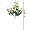 Artificial Easter Flowers Spring Floral Stems for Easter Party Table Centerpiece Arrangements Home Decor Supplies Vue White