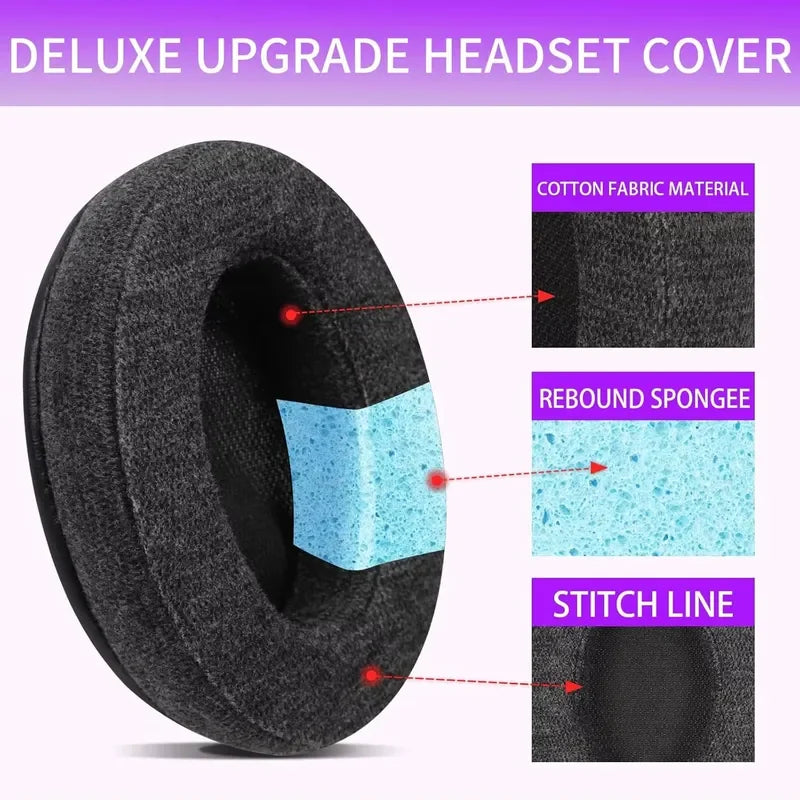 Replacement Ear pads for Sony WH-XB910N Headphones Skin-Friendly Cotton Memory Foam Ear Cushions High Quality Earpads headset Vue
