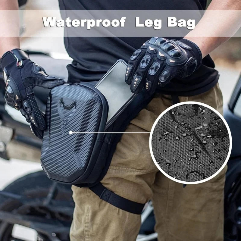Motorcycle Leg Tank Bag Waterproof Waist Crossbody Rider Biker Drop