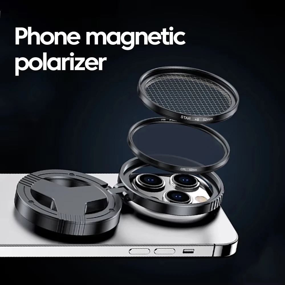 Magnetic Holder Universal 52MM CPL Filter Circular Phone Camera Lens Polarizer Filter Lens for Magsafe Phone Vue Bundle1 52mm