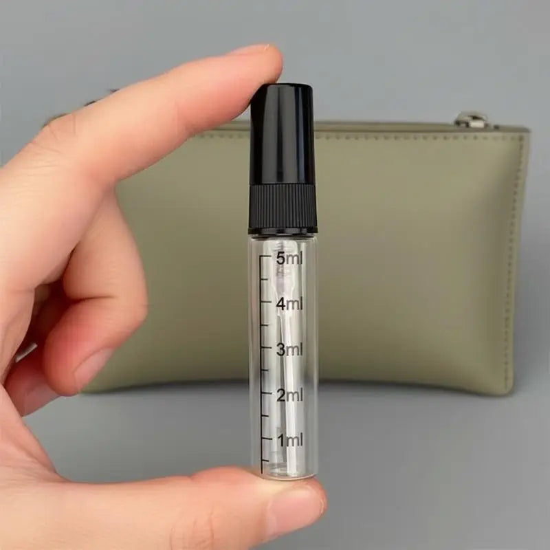 1 Pcs Mini Perfume Spray Atomizer Refillable Travel Bottle Compact Size for Scent Carry Reuse in Suitcase or Pocket Vue