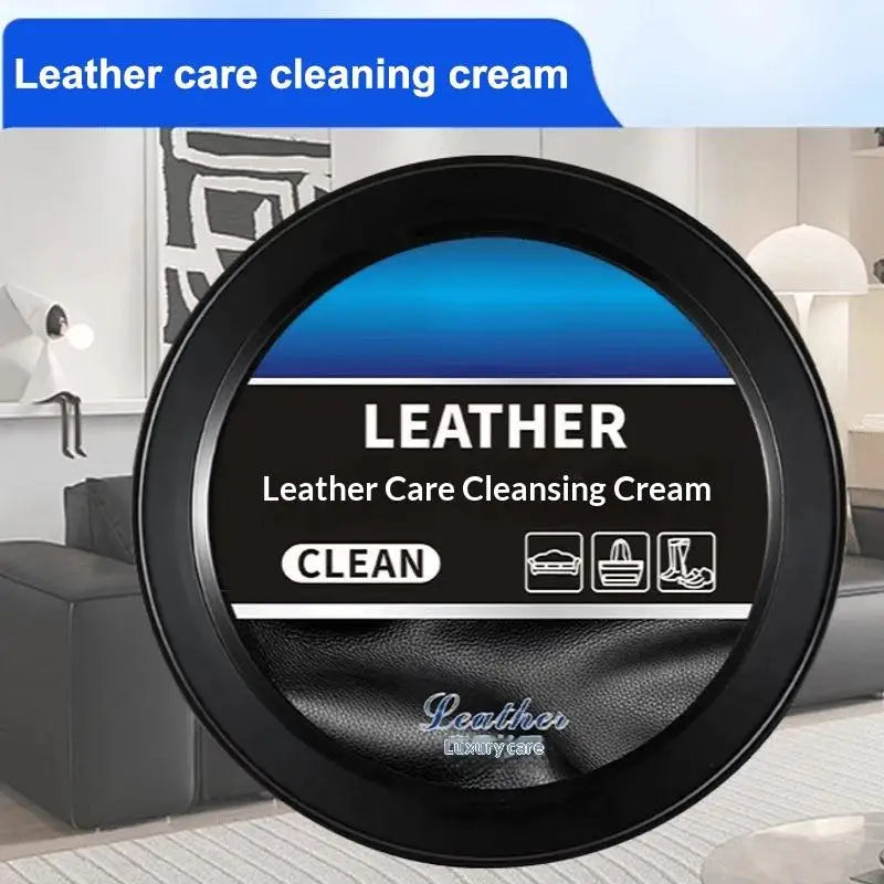 120g Household Leather Care Cleaner Leather Care Cream Maintenance Cream Sofa Shoe Descaling Decontamination Cleaning Vue