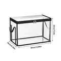 Classroom Storage Bins with Handles & Lids Moving Book Storage Box Multi-Purpose Organizer for Toys Snacks Bedding Clothes Home Vue L