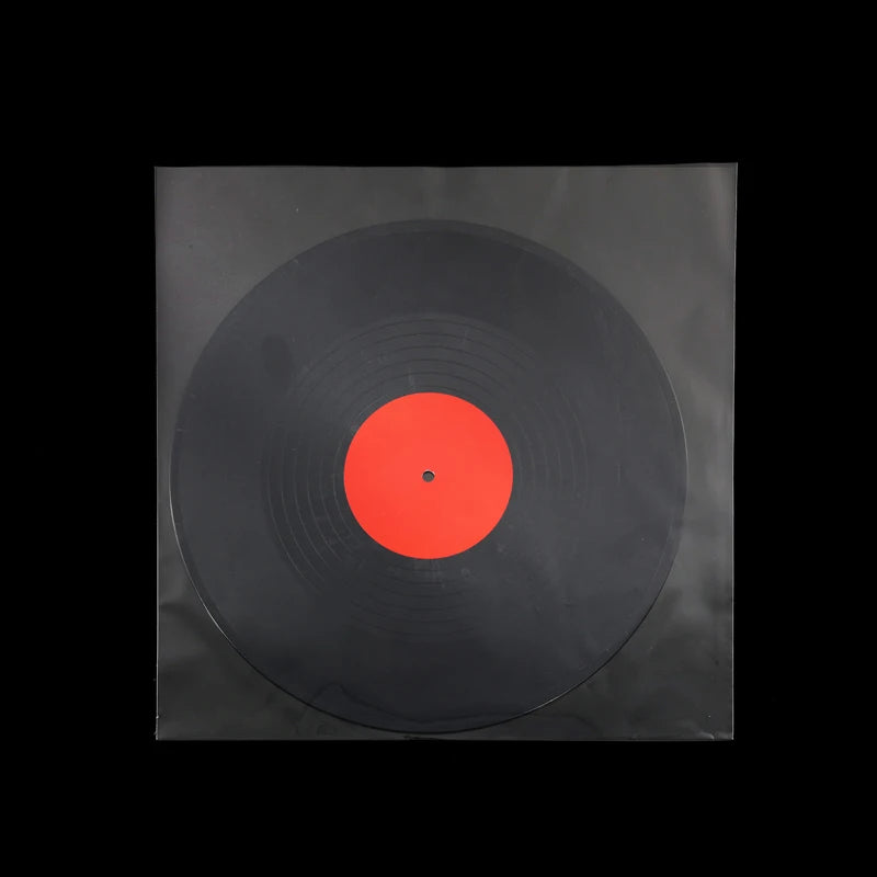 12 inch OPP Gel Recording Protective Sleeve for Turntable Player LP Vinyl Record Self Adhesive Records Bag 32.3cm*32cm 50PCS Vue