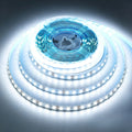 LED Light Strip USB Flexible Tape Lights 5V Indoor Lamp Bar Kitchen Wardrobe TV Backlight Stair Display Cabinet Decor Lighting Vue Cold White 3m