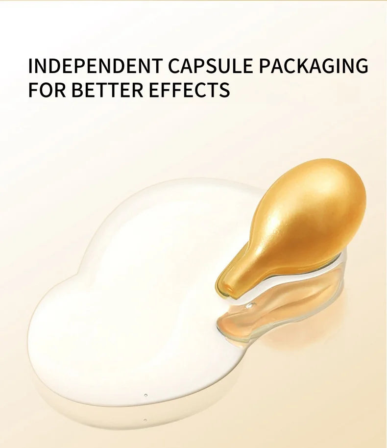 Fullerene Beauty Capsule Essence: Elasticizing, Hydrating, and Moisturizing Facial Application Essence in Small Disposable Packs Vue