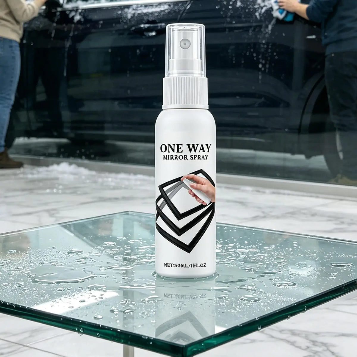 Glass Reflective Coating Spray 30ml Heat Insulation Quick Drying Window Protective Agent for Car Home Reflective Film Spray Vue