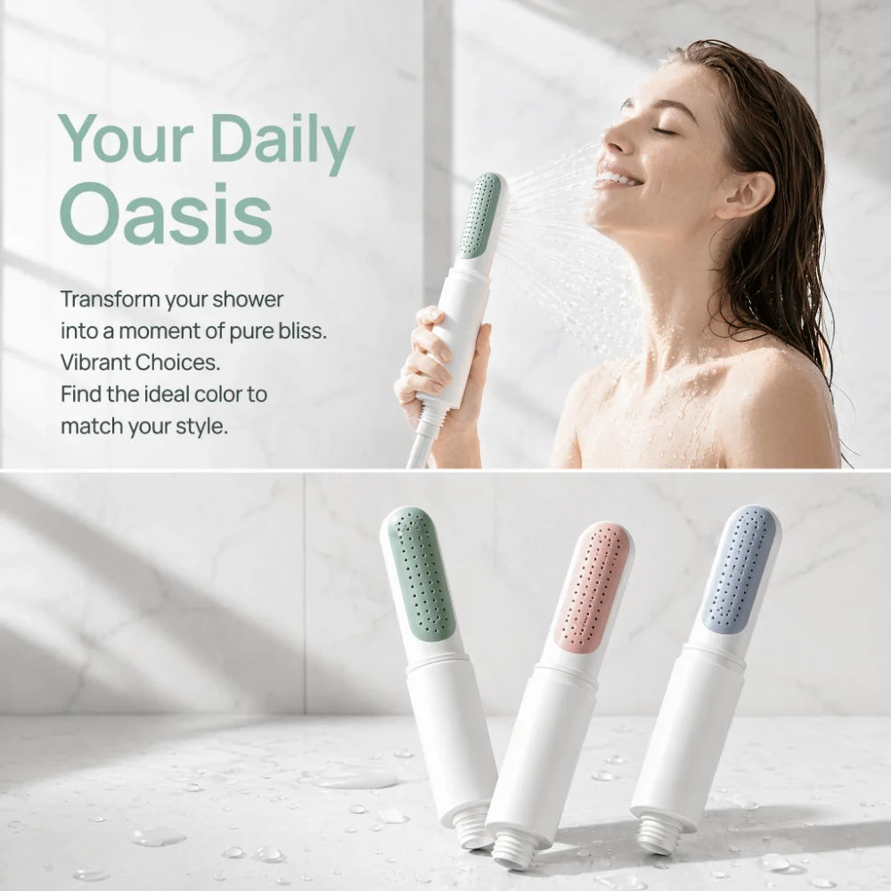 Accessories High Pressure Shower Head Handheld Retractable Portable Shower Head Universal Filter Handheld Shower Head Camping Vue