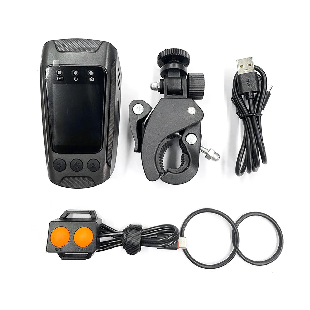 HD 4K 60fps Action Camera Bike Motorcycle Helmet Camera 1080P Outdoor Sport Cam 2inch Screen DV 20MP Bicycle Driver Recorder Vue No Card