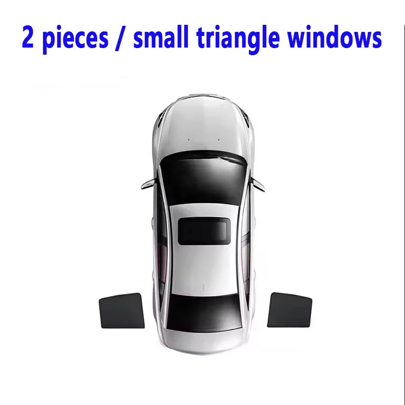 For Audi Q4 e-tron F4 2022-2026 2025 Car Mesh Sunshades Side Window Magnetic Shades Privacy Curtains Sun Visors Auto Accessories Vue 2pcs Small window
