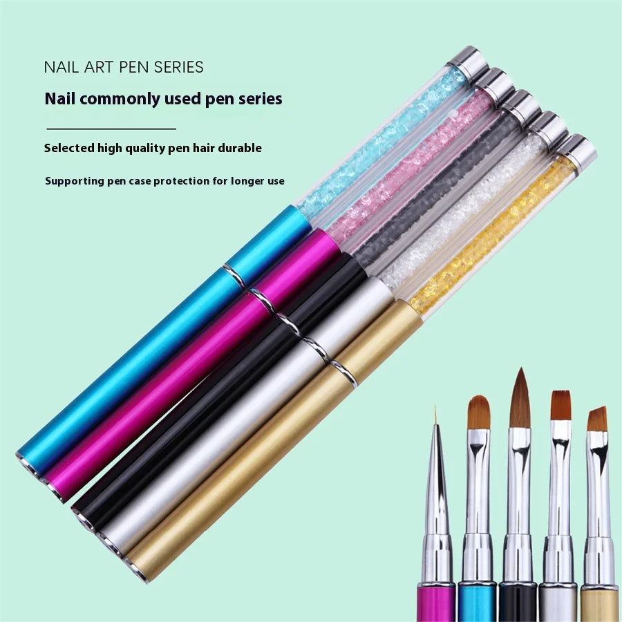 1 piece, nail pen phototherapy pen, paint pen 5 colors French nails brush brushing phototherapy gel extension gel painting Vue
