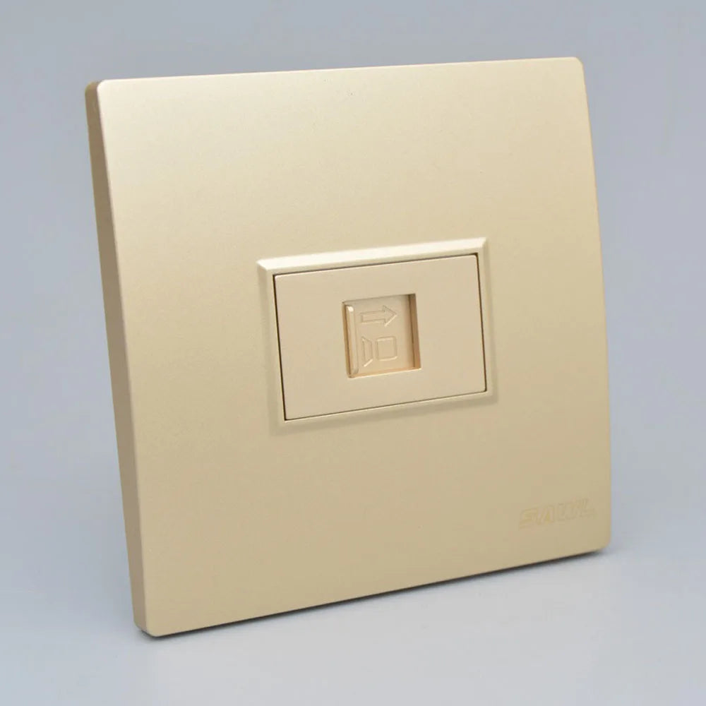 CAT5E Gigabit Network Socket RJ45 Ethernet Cable Faceplate Networking Port Socket 86 Type Cable Installation Outlet Panel Vue