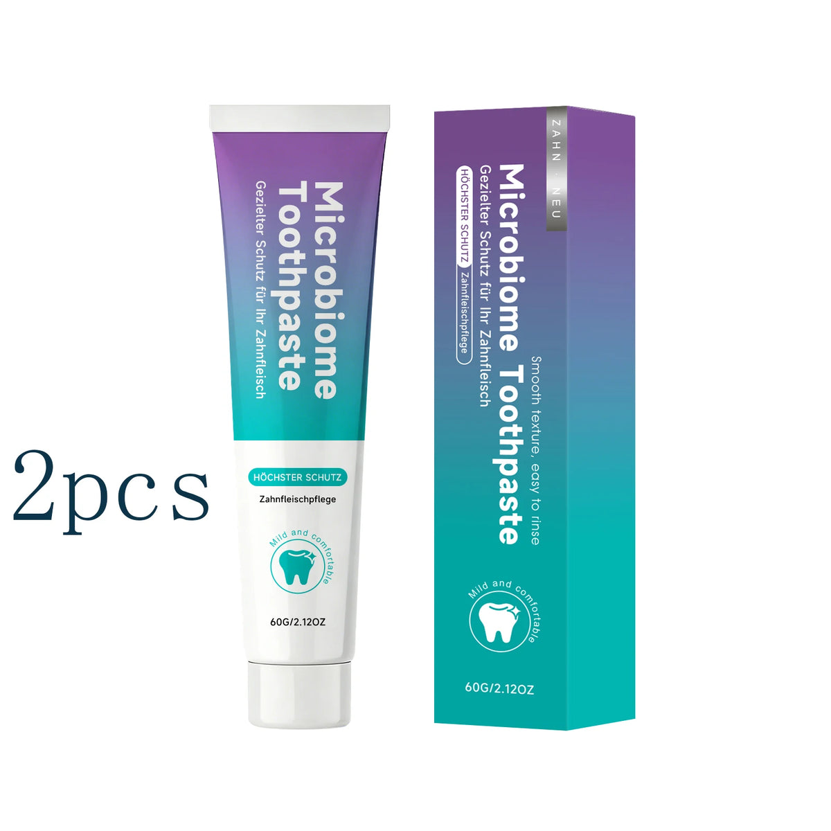 Mint Fresh Toothpaste Refreshes Breath with Mint, Polishes Teeth for Bright Shine, Keeps Your Mouth Fresh and Comfortable. Vue 2pcs
