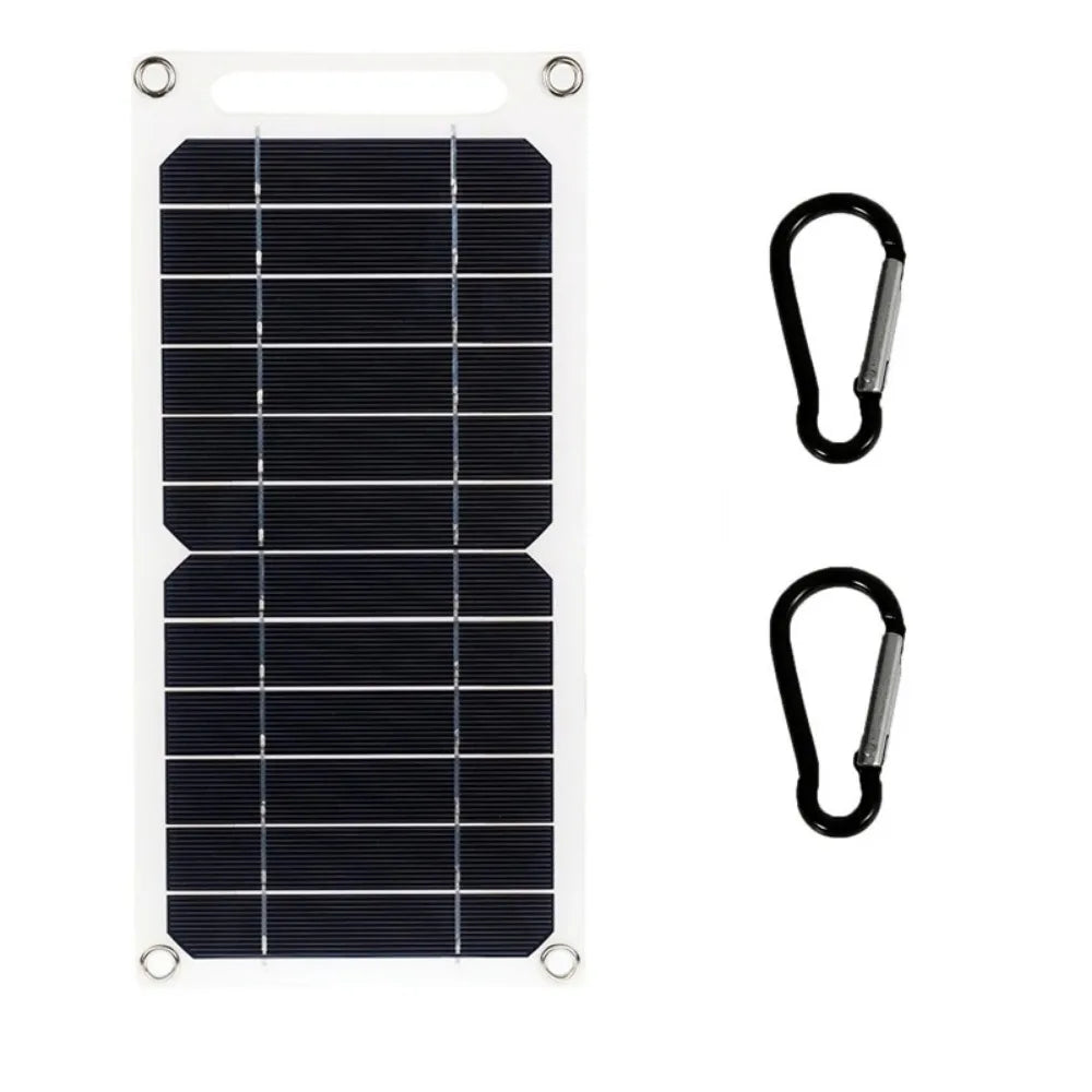 5V 6W USB Solar Charger Panel with USB Output Versatile Power Source Portable Solar System Waterproof Multipurpose Vue 5V 6W