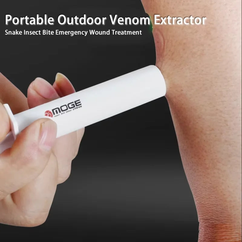 Portable Outdoor Mini Vacuum Venom Extractor Bee Insect Bite Sting Emergency Wound Treatment Kit For Outdoor Camp First Aid Kit Vue