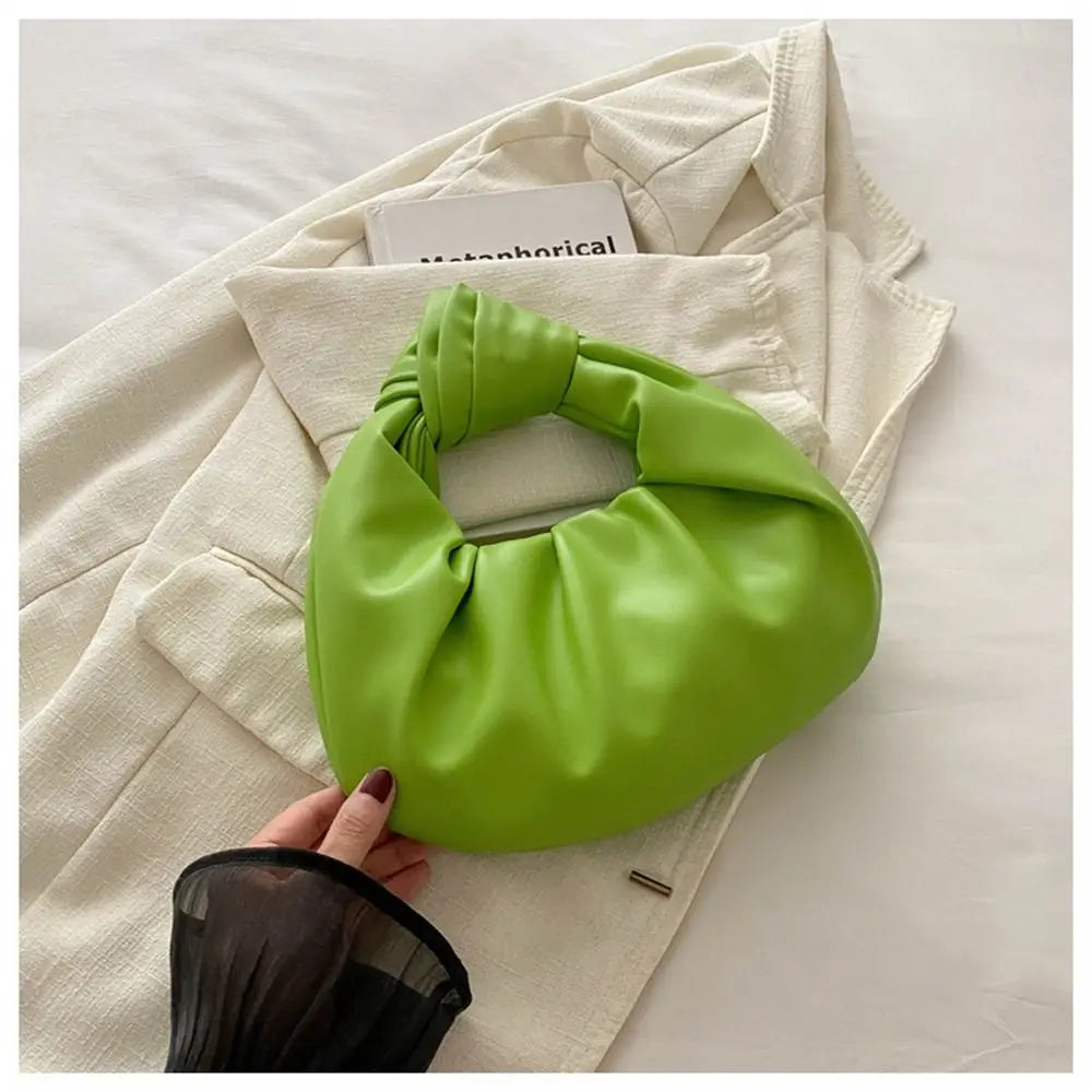 Fashion PU Leather Shoulder Bags Lightweight Solid Totes Large