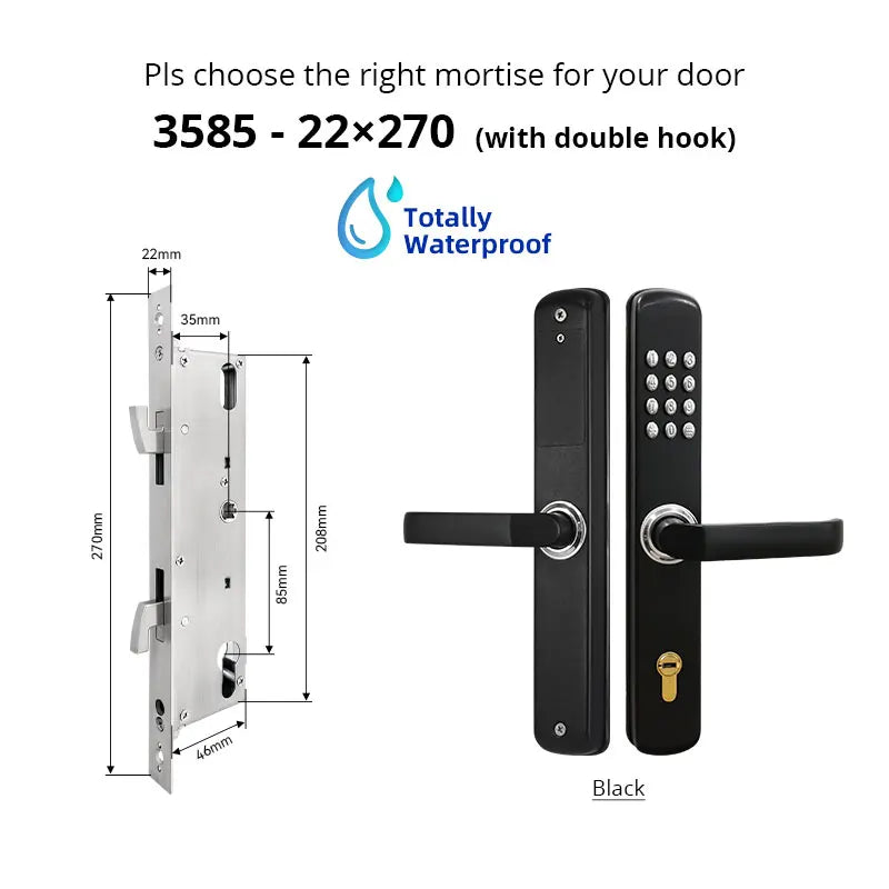 Mechanical combination Coded Lock Fire and Waterproof Digital Lock Password and Silding Lock Push button For garden Vue JXB 3585hook China Mainland