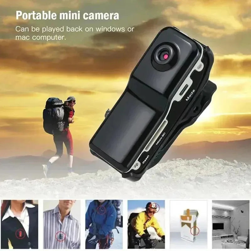 Mini HD 720P Body Camera – Portable DVR & Webcam Mini Body Camcorder Vue