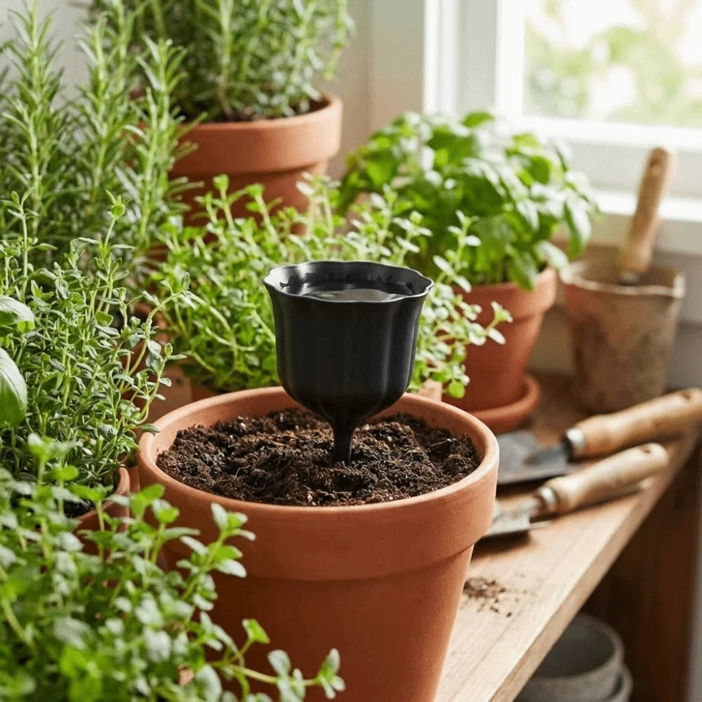 Portable Automatic Drip Irrigation System Plastic Moisturizing Self-Watering Stakes Mini Auto Waterer Potted Plants Vue