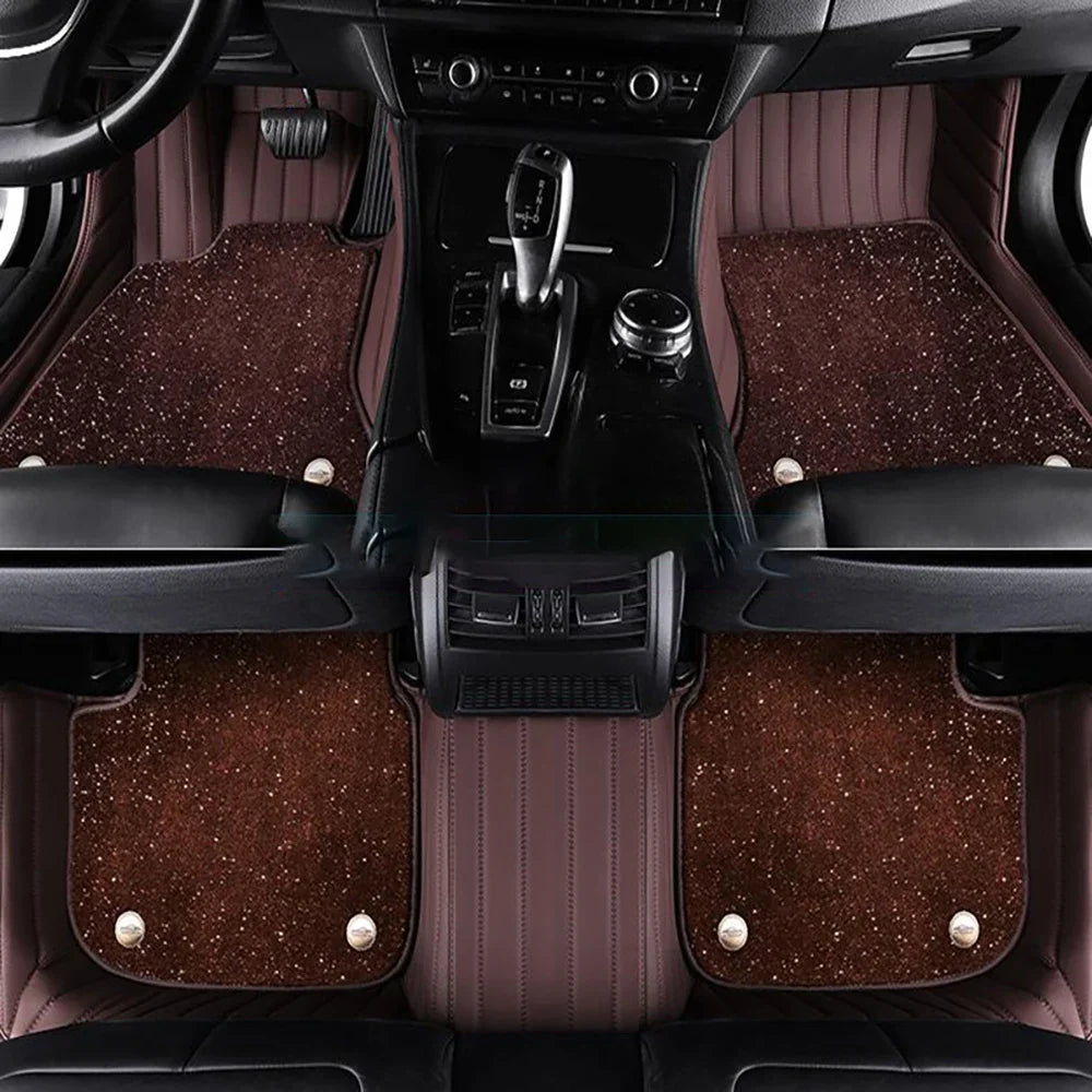 For Subaru Outback Auto Double layer 5D Custom Car Floor Mats Carpets Foot liners car Accessories voiture Vue C-coffee 2020-2023