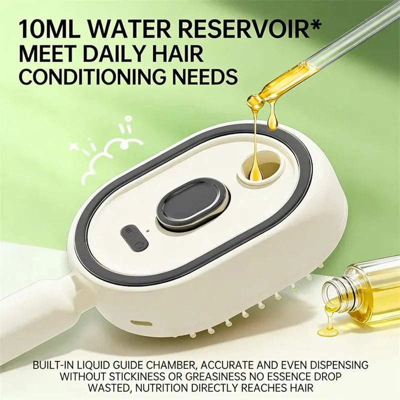 Electric Hair Care Spray Massage Comb Anti-static Self-cleaning Spray Airbag Combs Hair Oil Applicator Vue