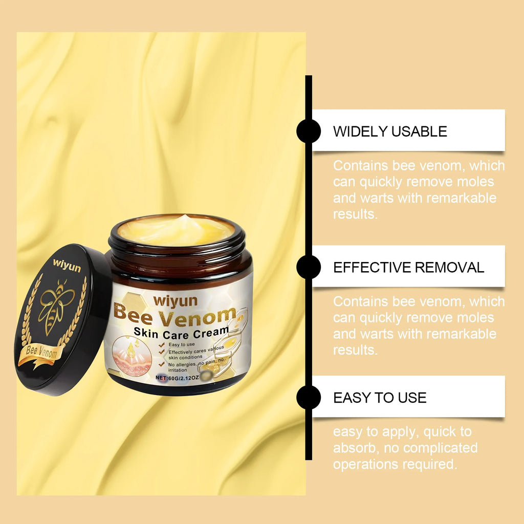 Bee Venom Skin Gentle Skin Cleansing Skin Care Cream Reduce Itchiness Strengthen Barrier Moisturizing Knee Body Massage Cream Vue