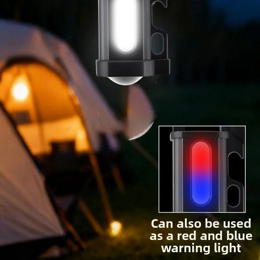 High Bright LED Keychain Flashlight Waterproof Portable Mini Keychain Light Power Output Function Dual Light Source Vue