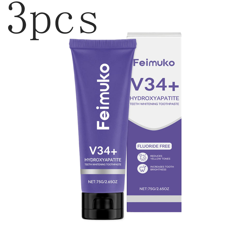 ToothpasteGentle Deep Cleansing, Long Lasting Fresh Breath, Cool & Refreshing, Ideal Daily Oral Care Toothpaste Vue 3pcs