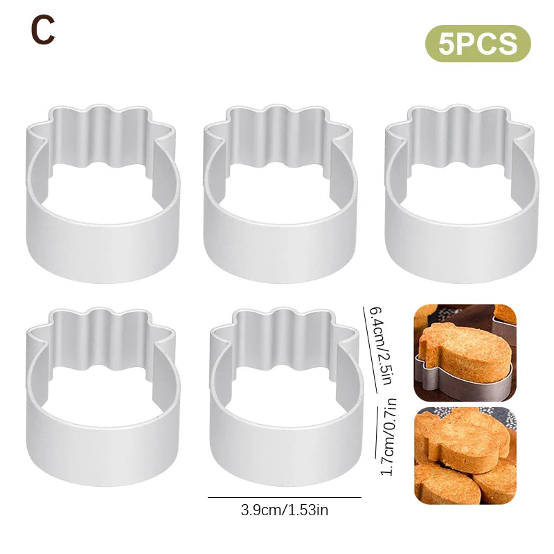 Rectangle Shape Pineapple Cake Pie Biscuit Cutter Mold Stainless Vue C