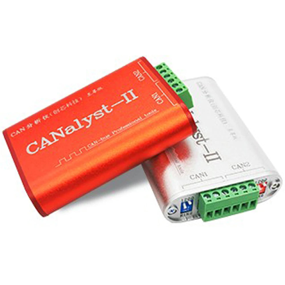 USBCAN-2 USB to CAN Analyzer Support CANOpen J1939 DeviceNet 2500V Isolation Offline Relay Auto Baud Rate for Industrial Debug Vue