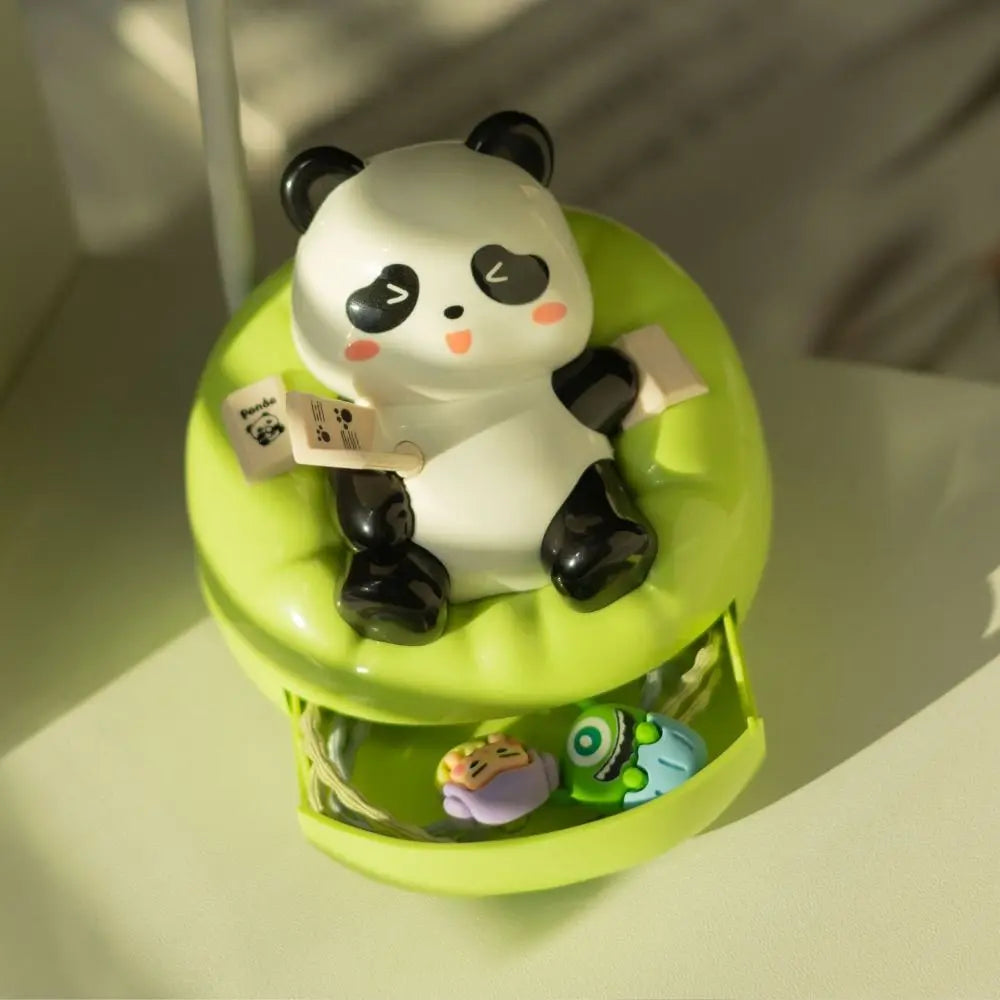 Chargeable Sofa Panda Nightlight Ornament USB-C 360° Adjustable Panda Mobile Phone Bracket Cartoon Children's Sleep Light Vue