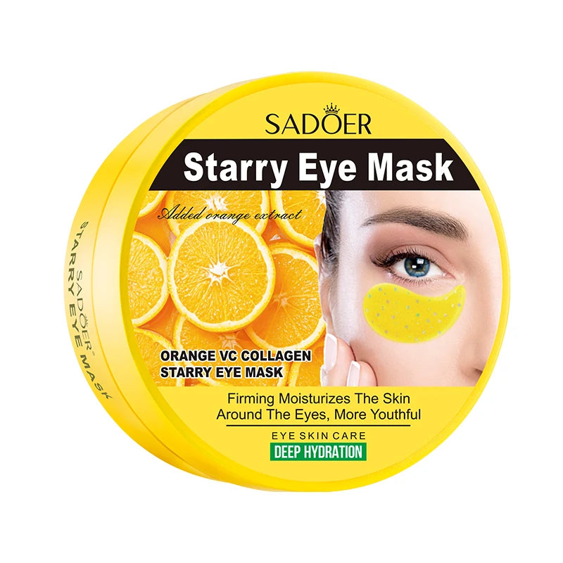 Orange Vc Starry Sky Eye Mask, Contains Natural Fruit Vc. Nourishes the Skin Around the Eyes, Leaving It Hydrated and Radiant. Vue