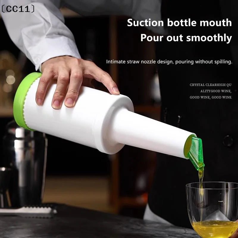 1L Plastic Juice Jug Dispensers Bar Pour Colorful Juice Pouring Bottle Containers For Bar Home Supplies Restaurant Cafe〔CC11〕 Vue