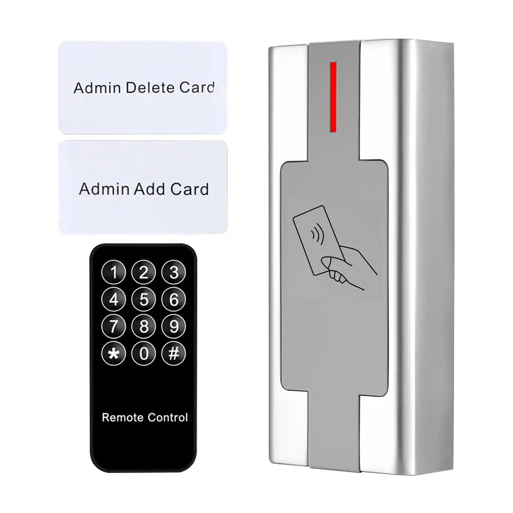 Metal Waterproof Access Control Keypad with Wiegand M1 EM Card Reader RFID Standalone Keyboard for Door Entry Electronic Lock Vue