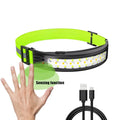 6 Lighting Modes COB LED Headlamp Waterproof Powerful Wave Sensor USB Rechargeable Head Lamp Intelligent Waving Sensor Vue LED