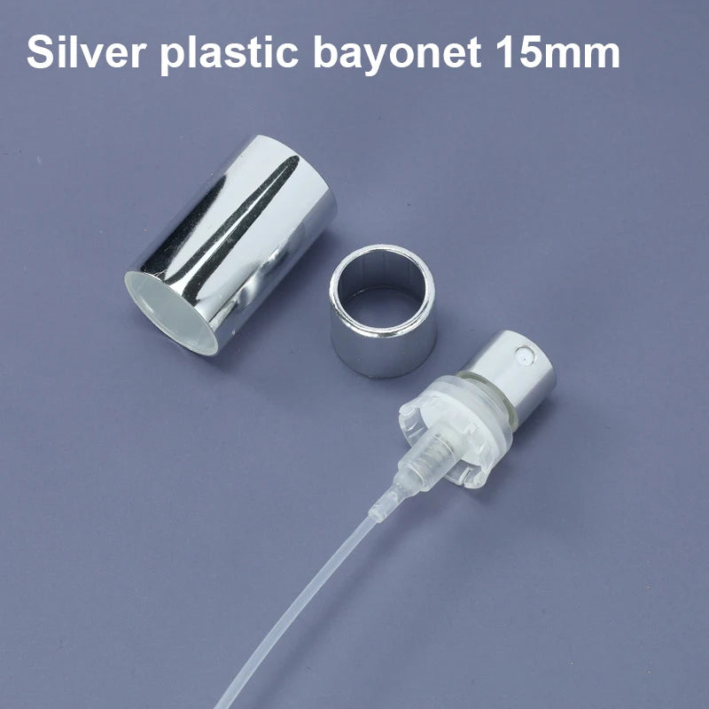 13mm 15mm 18mm Fine Mist Sprayer Nozzle Bayonet Type Spray Pump for 15mm Aluminum Bottle Replacement Bottle Cap Accessories Vue A9